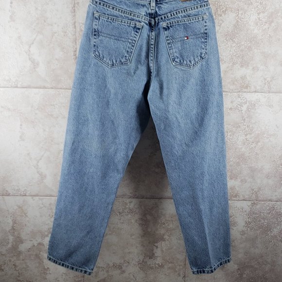 Classic Medium Light Wash Straight Leg Tommy Hilfiger Jeans Womens Size 10 VTG - Picture 2 of 8